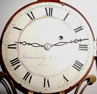 Rare Banjo Clock by Timothy Chandler of Concord, NH, circa 1820