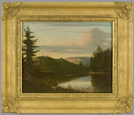Thomas Hewes Hinckley (1813-1896) - "Wolomolapog Pond, Sharon, Mass"